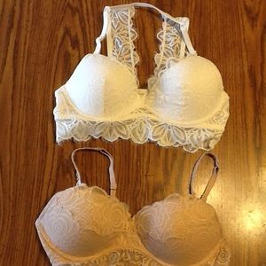 Victoria Secret PINK lace bralette's, sz. M .